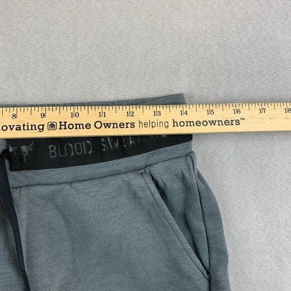 Under Armour Project Rock Mens Sweatpants Small Gray Joggers Tapered Brahma Bull - Picture 9 of 15